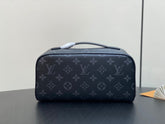 TOILETRY BAG 24 IN BLACK MONOGRAM ECLIPSE CANVAS